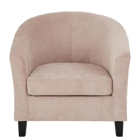 REGAL TUB CHAIR - PINK - COLLECTION ONLY
