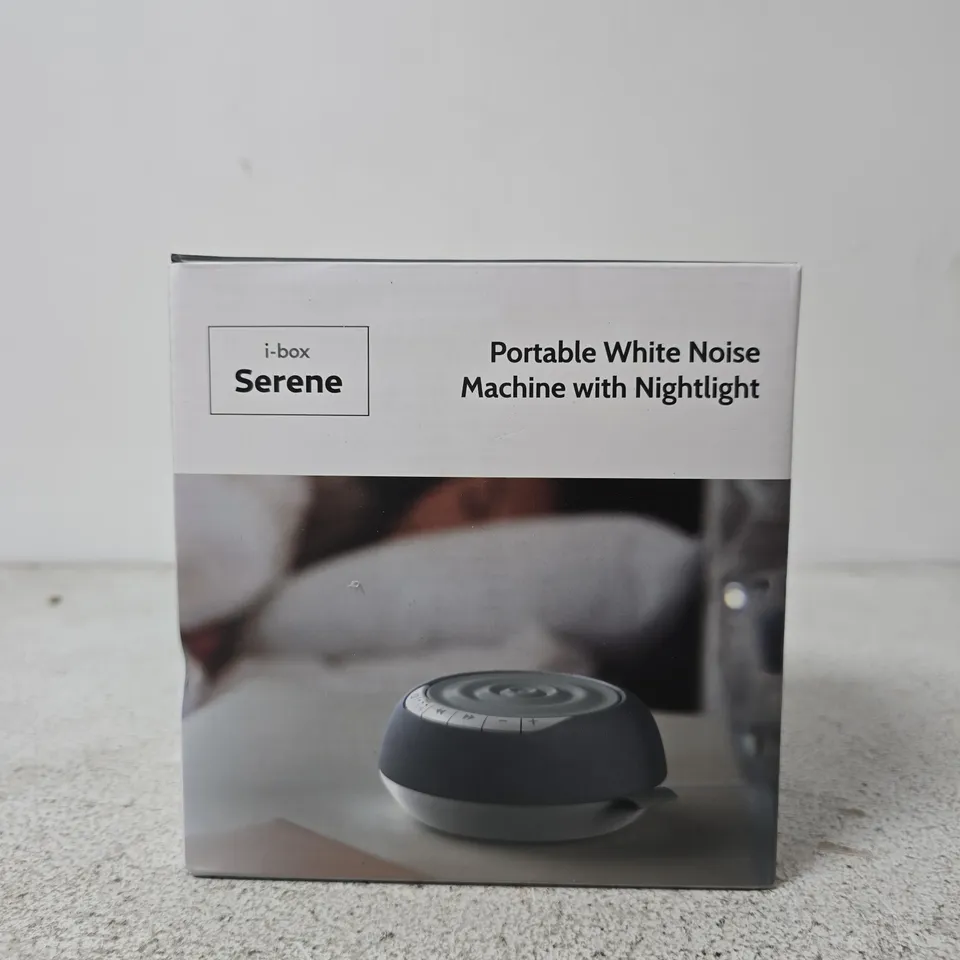 I-BOX SERENE PORTABLE WHITE NOISE MACHINE WITH NIGHTLIGHT