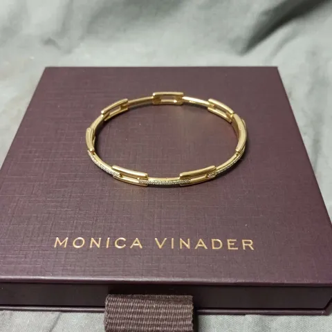 MONICA VINADER GOLD-TONE BRACELET IN BOX
