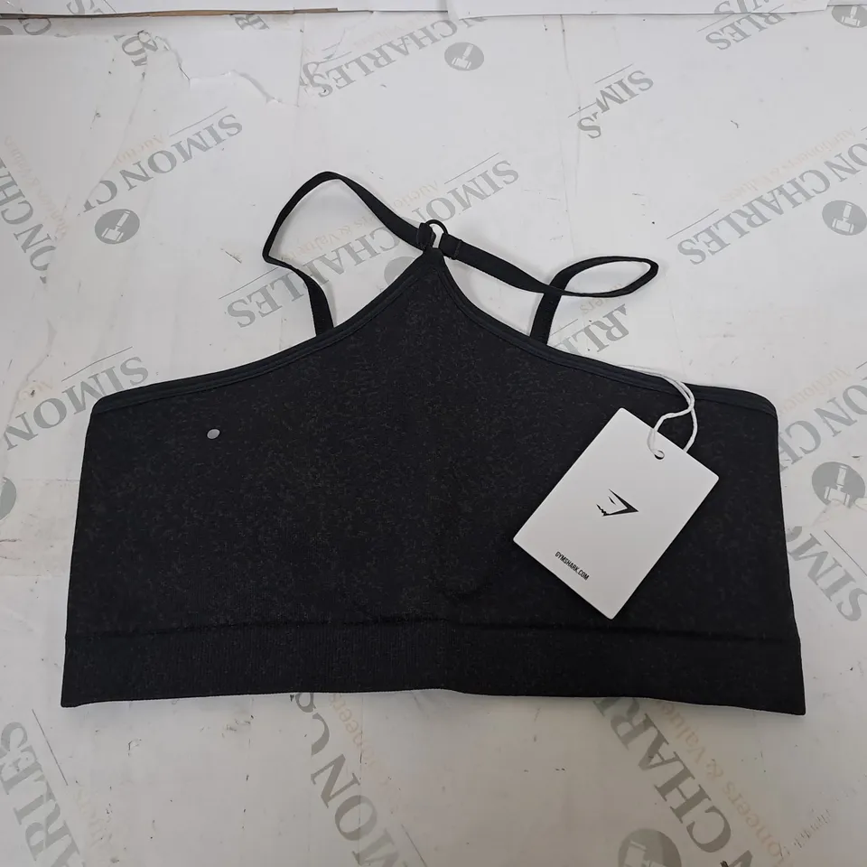 GYMSHARK ADAPT FLECK SEAMLESS HALTER SPORTS BRA SIZE M