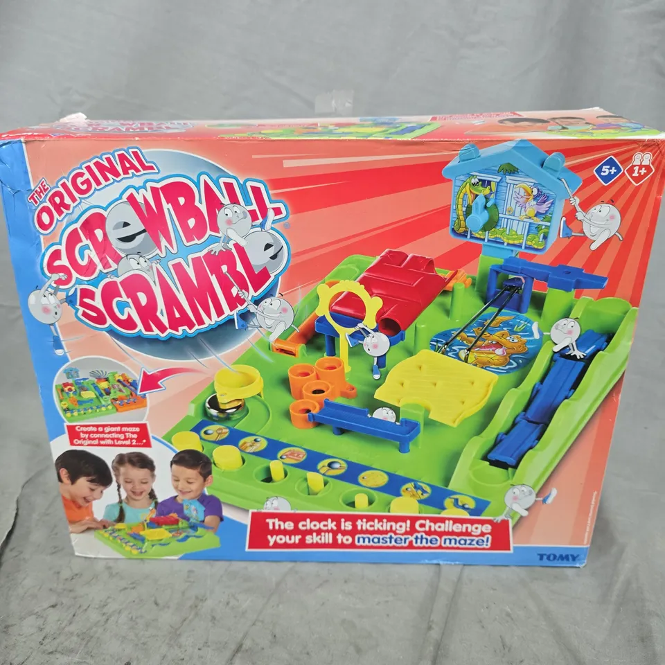 TOMY THE ORIGINAL SCREWBALL SCRAMBLE GAME