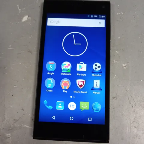 MEDION P5005 SMARTPHONE IN BLACK