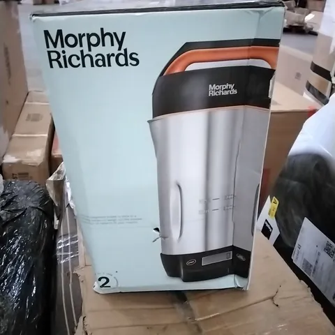 BOXED MORPHY RICHARDS 1.6L SOUP MAKER - 1 BOX 