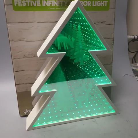 BOXED FESTIVE INFINITY MIRROR LIGHT