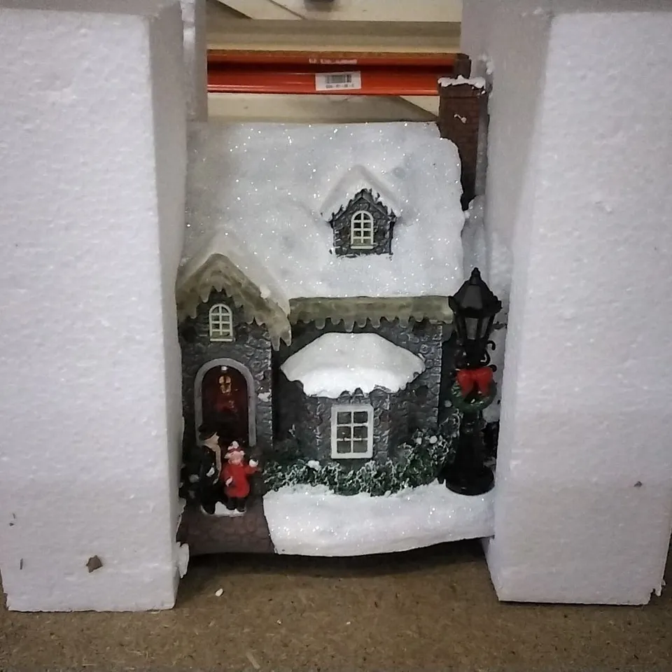 FESTIVE 27CM LED CHRISTMAS HOUSE DECORATION RRP £29.99