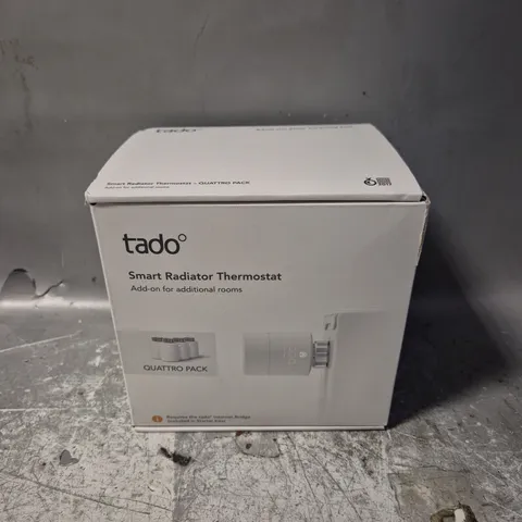 BOXED SEALED TADO SMART RADIATOR THERMOSTAT QUATTRO PACK
