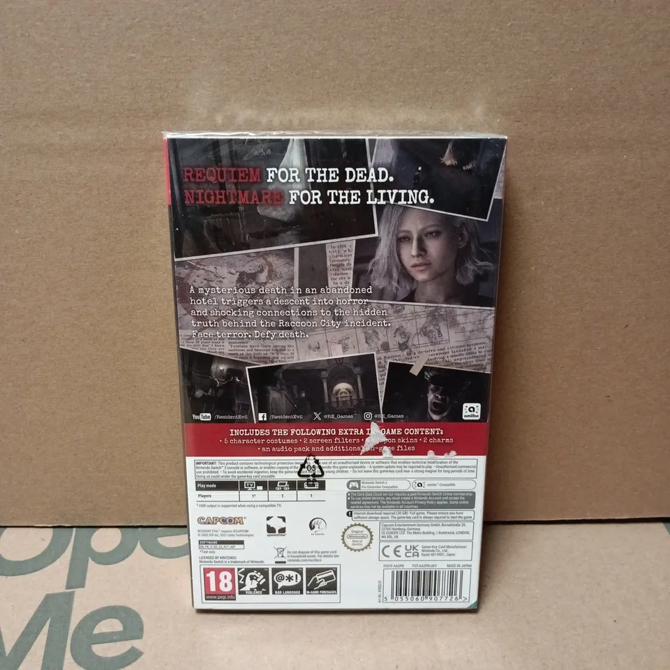 SEALED RESIDENT EVIL REQUIEM DELUXE EDITION (NINTENDO SWITCH 2)