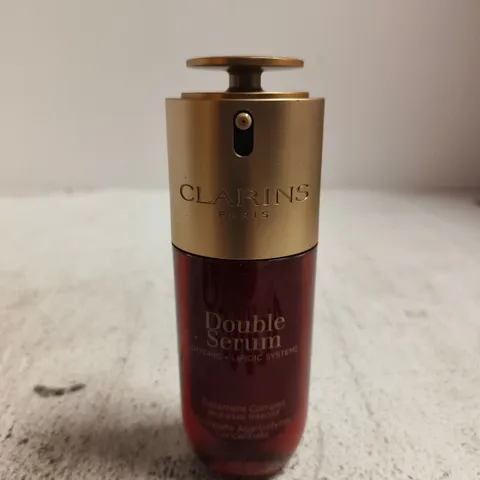 CLARINS PARIS DOUBLE SERUM ā HYDRIC + LIPIDIC SYSTEM FACIAL SERUM -- 75ML