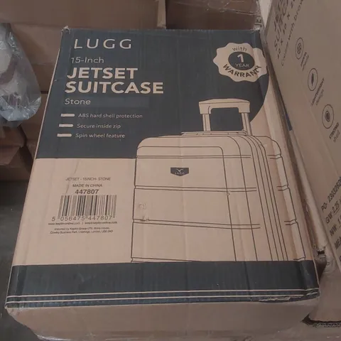 BOXED LUGG TRAVEL SUITCASE