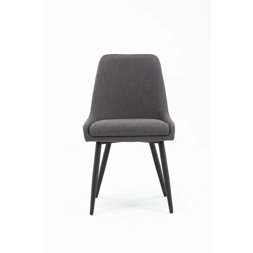 BOXED SET OF 2 BACKA LILLI UPHOLSTERED DINING/SIDE CHAIRS IN GREY