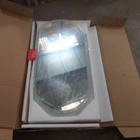 BOXED OVAL LED WALL MIRROR (1 BOX)