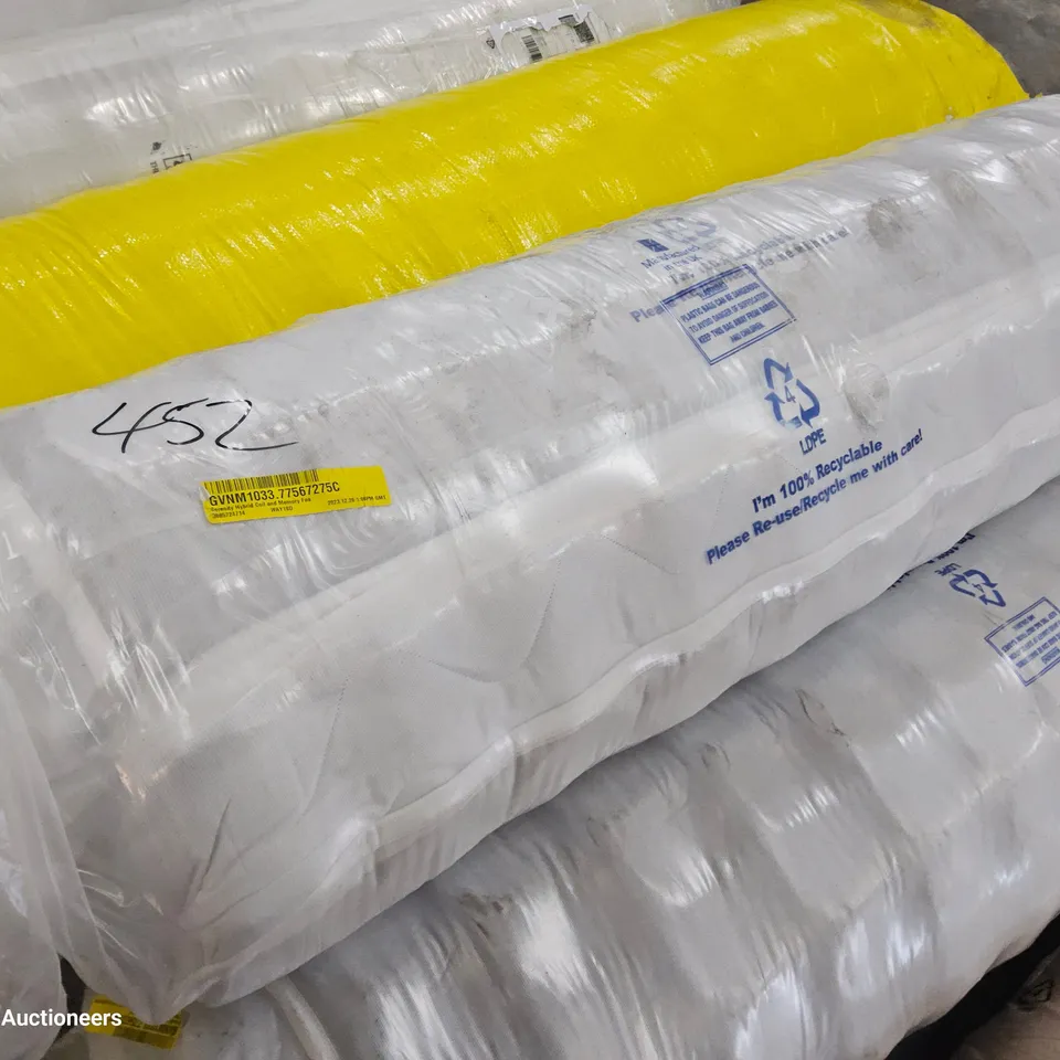 BAGGED 4' SMALL DOUBLE SERENITY HYBRID COIL AND MEMORY FOAM MATTRESS