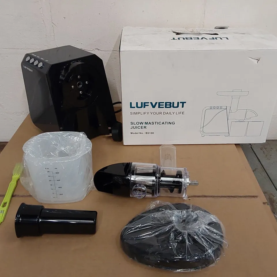 BOXED LUFVEBUT B5100 SLOWLY MASTICATING JUICER (1 BOX)