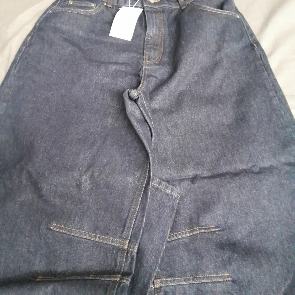 ALIGNE MARKUS RIGID HORSESHOE JEANS IN INDIGO - UK 32