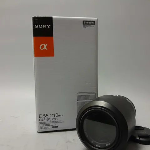 BOXED SONY OPTICAL STEADY SHOT 4.5-6.3/55-210 LENS