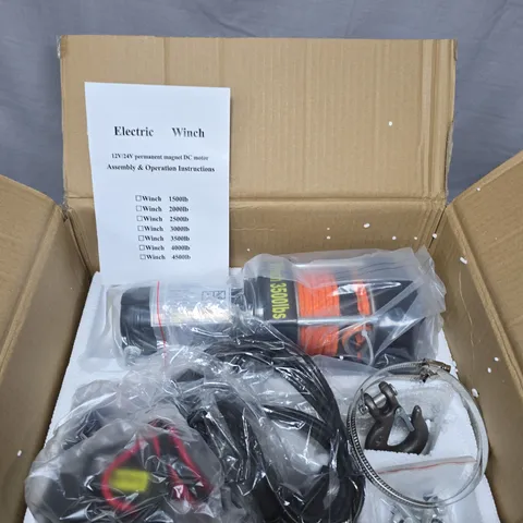 ELECTRIC WINCH 12V/24V DC MOTOR – IN BOX (VERIFY MODEL)