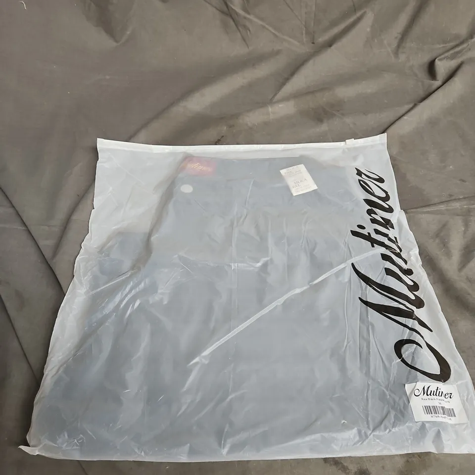 MULTIMER RAW BLACK PLEATED SHORTS – SIZE 36 (MEN'S)