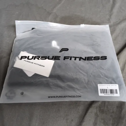 PURSUÉ FITNESS MARBLE SEAMLESS LEGGINGS – SHADOW GREY, UK SIZE L