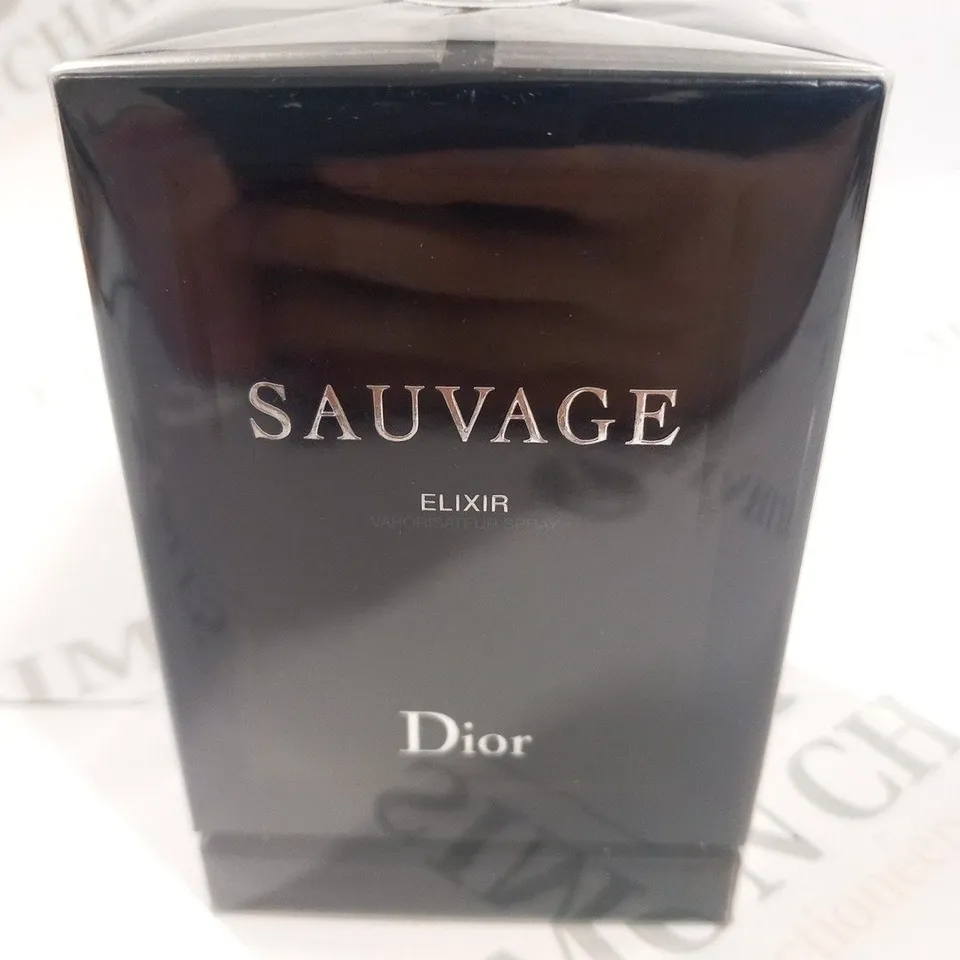 BOXED AND SEALED DIOR SAUVAGE ELIXIR VAPORISATEUR SPRAY 60ML 
