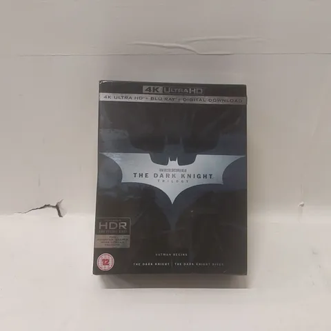 THE DARK KNIGHT TRILOGY BLU-RAY BOX SET – 4K ULTRA HD (BATMAN BEGINS, THE DARK KNIGHT, THE DARK KNIGHT RISES)