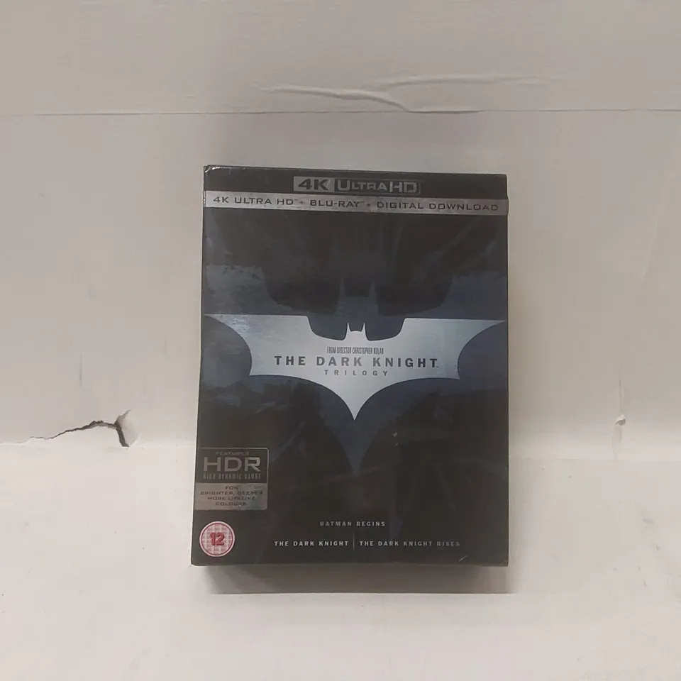 THE DARK KNIGHT TRILOGY BLU-RAY BOX SET – 4K ULTRA HD (BATMAN BEGINS, THE DARK KNIGHT, THE DARK KNIGHT RISES)