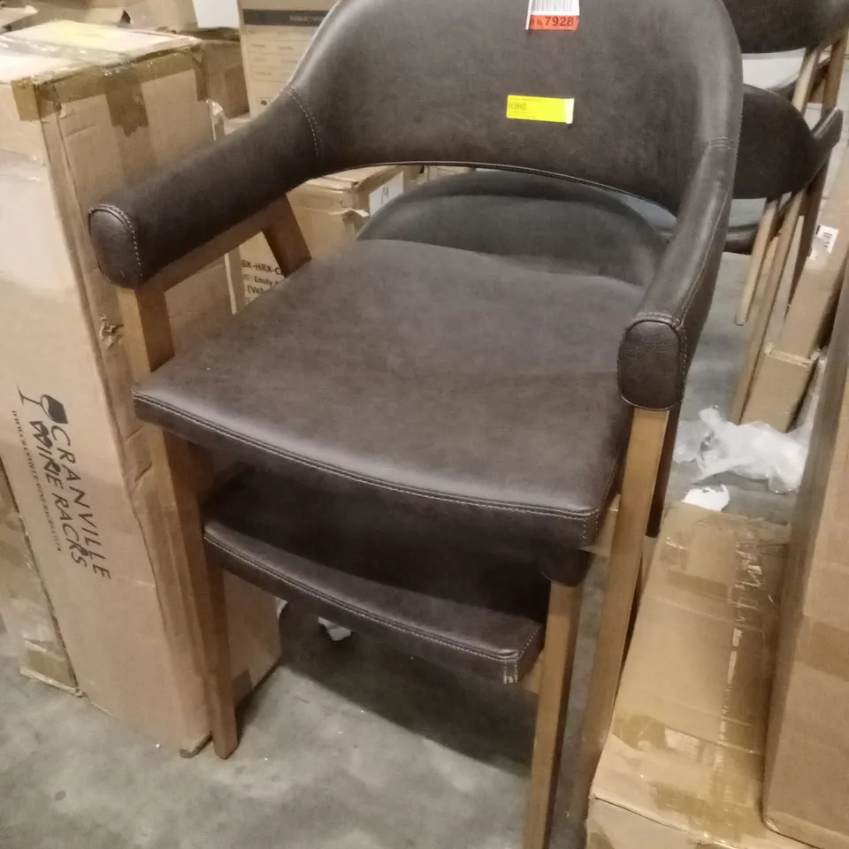 SET OF 2 ANAYALEE UPHOLSTERED DINING CHAIRS