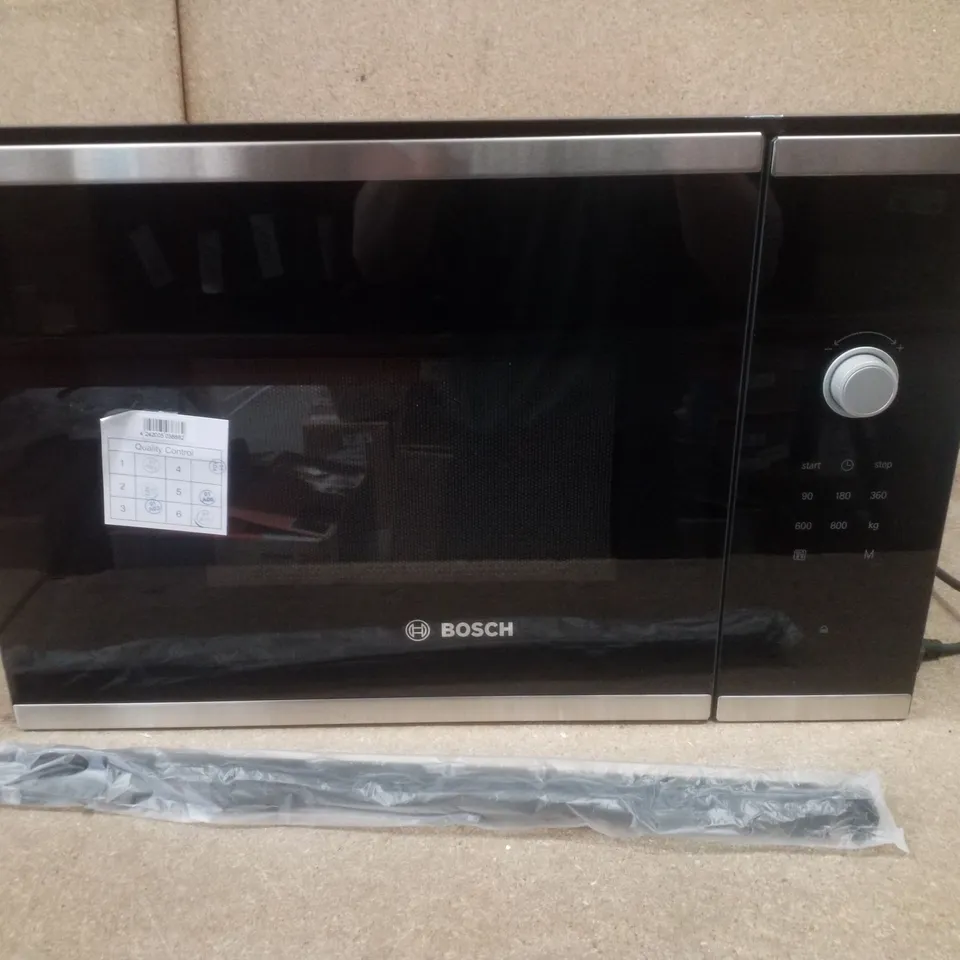 BOSCH BFL523MB0B SERIES 4 BUILT-IN MICROWAVE, BLACK