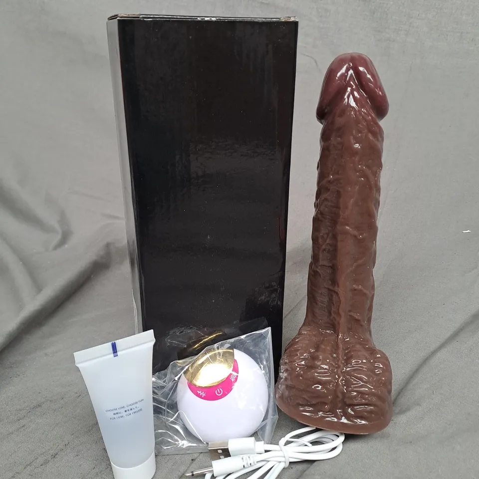 THRUSTING/PULSATING DILDO WITH LUBE & CHARGER DD