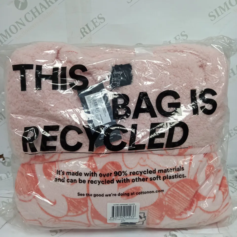 PACKAGED PINK DISNEY OVERSIZED HOODIE