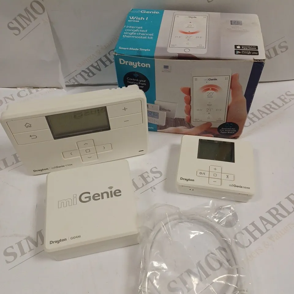 BOXED DRAYTON INTERNET CONNECTED SINGLE CHANNEL THERMOSTAT KIT 