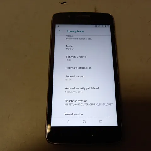 MOTO G5 SMARTPHONE