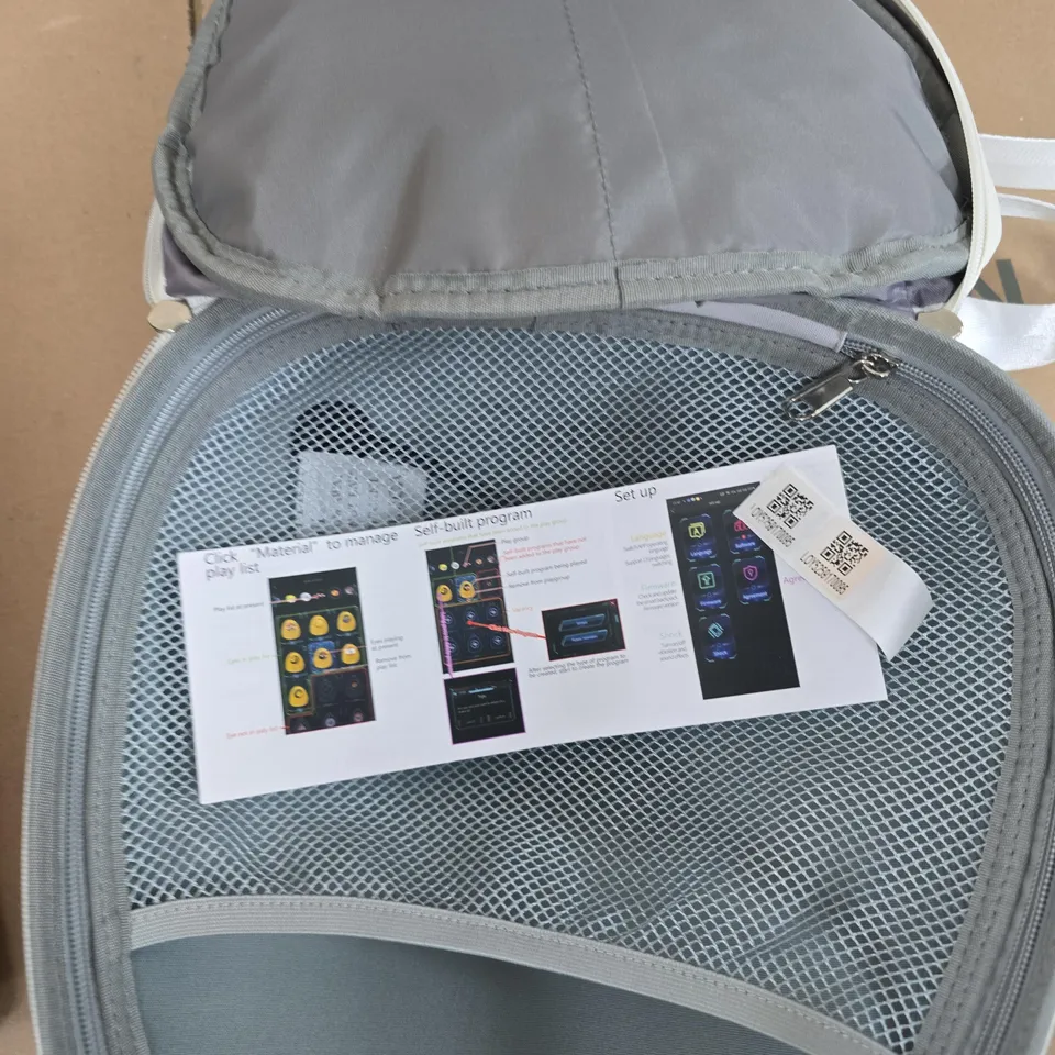 WHITE LED BACKPACK 