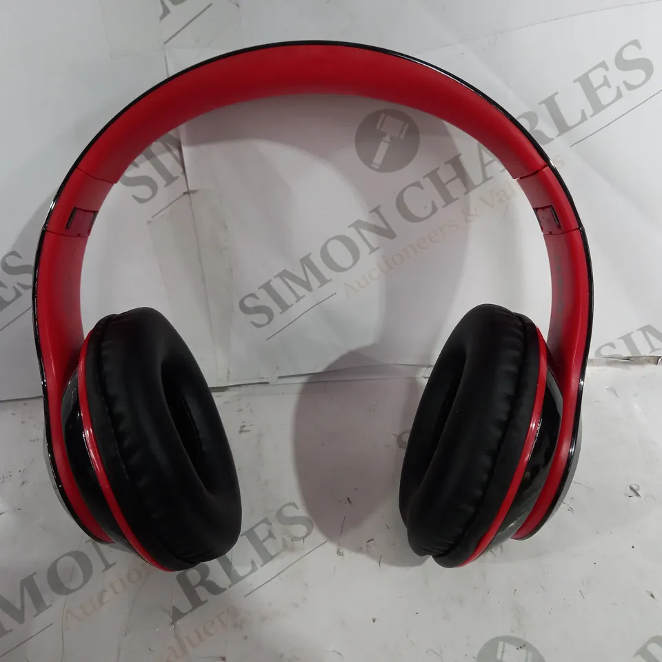 BOXED 6S SUPER BASS WIRELESS HEADPHONES - RED/BLACK