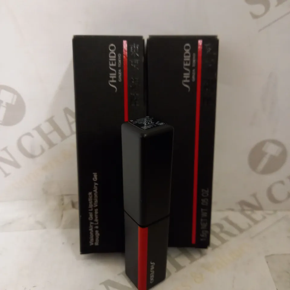 LOT OF 2 SHISEIDO VISIONAIRY GEL LIPSTICK - 220 LANTERN RED & 222 GINZA RED