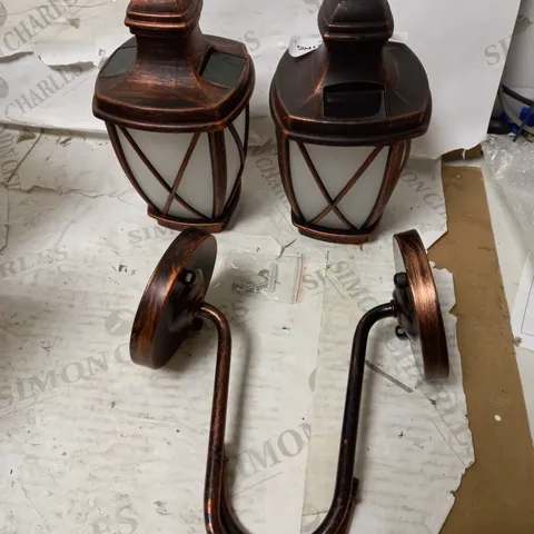 CARRAGE FLAMING LANTERN 2PK