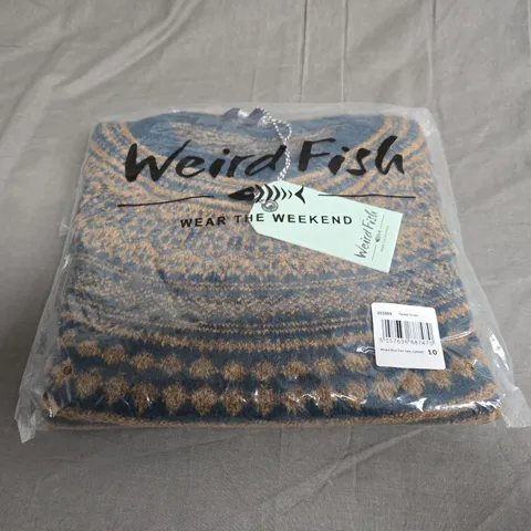 BAGGED WEIRD FISH MISKA ECO ISLE JUMPER - SIZE 10