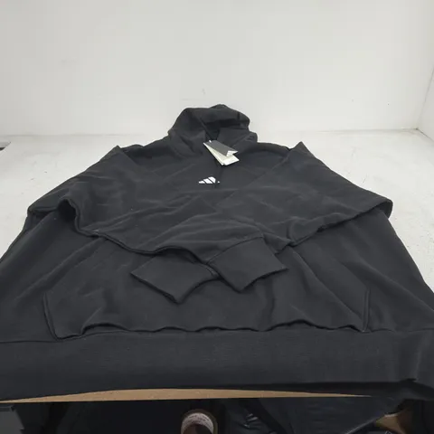 ADIDAS BLACK HOODIE UK 3XL TAGGED