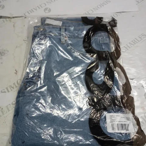 TOPSHOP BLEACHED JAMIE JEANS SIZE 30/36
