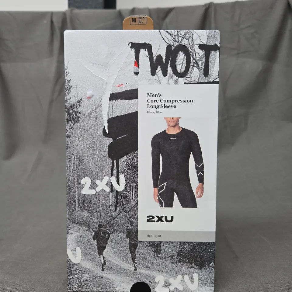 BOXED 2XU MENS CORE COMPRESSION LONG SLEEVE 