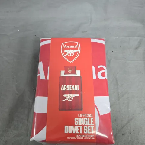 ARSENAL OFFICIAL SINGLE DUVET SET