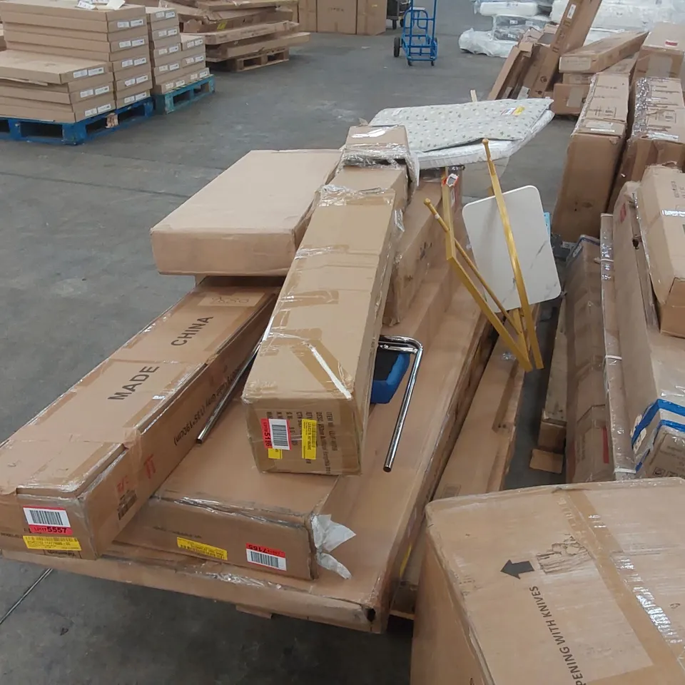 PALLET CONTAINING ASSORTED CONSUMER PRODUCTS/FURNITURE PARTS ECT