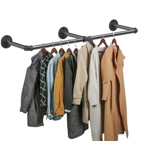 BOXED OEHLSCHLAEGER AJUSTABLE WALL MOUNTED CLOTHES RACK (1 BOX)