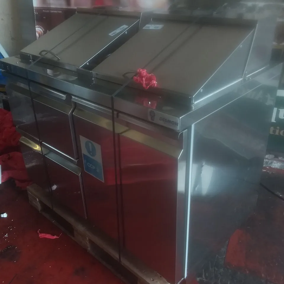 USED DESMON CABINET 1 DOOR 2 DRAWER FOOD HEATER