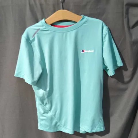 BERGHAUS CHILDREN'S T-SHIRT β TURQUOISE, UK SIZE 7-8