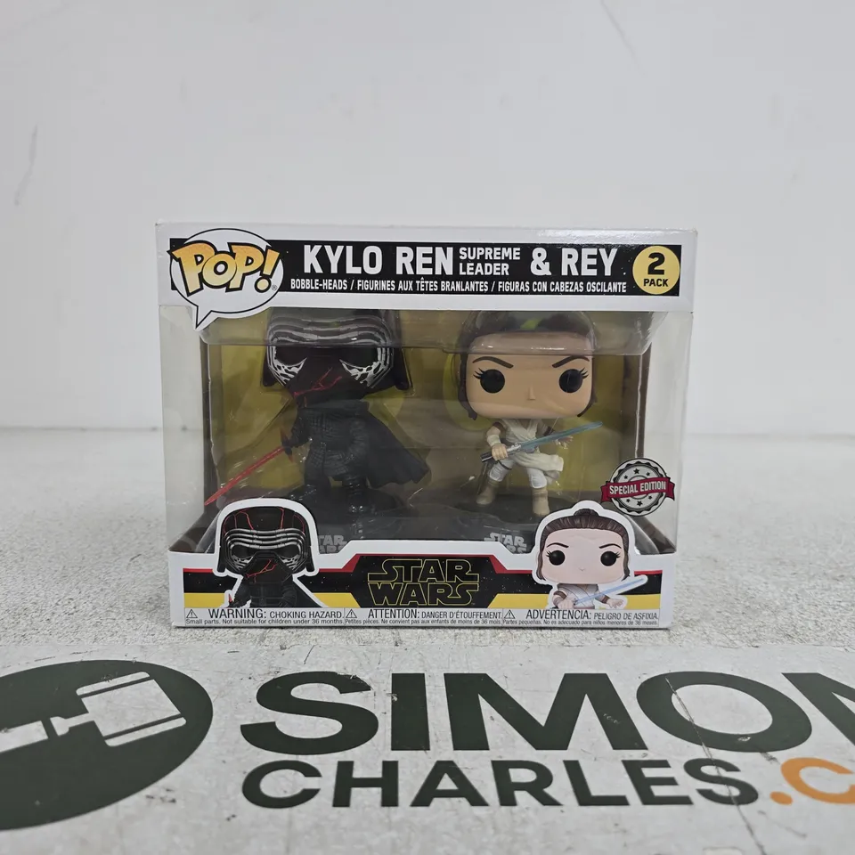 FUNKO POP! STAR WARS KYLO REN & REY 2-PACK – SPECIAL EDITION