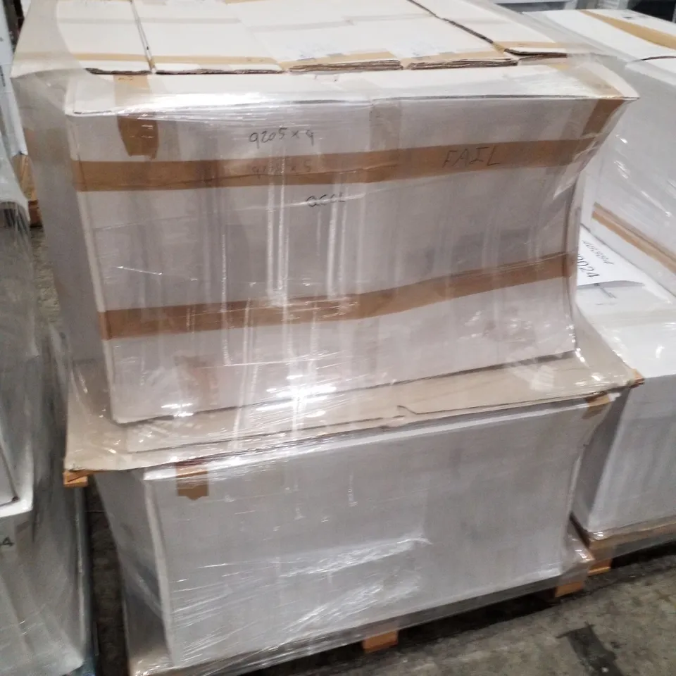 PALLET OF 9 CALYPSO VESIMA CERAMIC VANITY BASINS 810×460×160MM & 5 CALYPSO VESIMA CERAMIC VANITY BASINS 610×460×160MM
