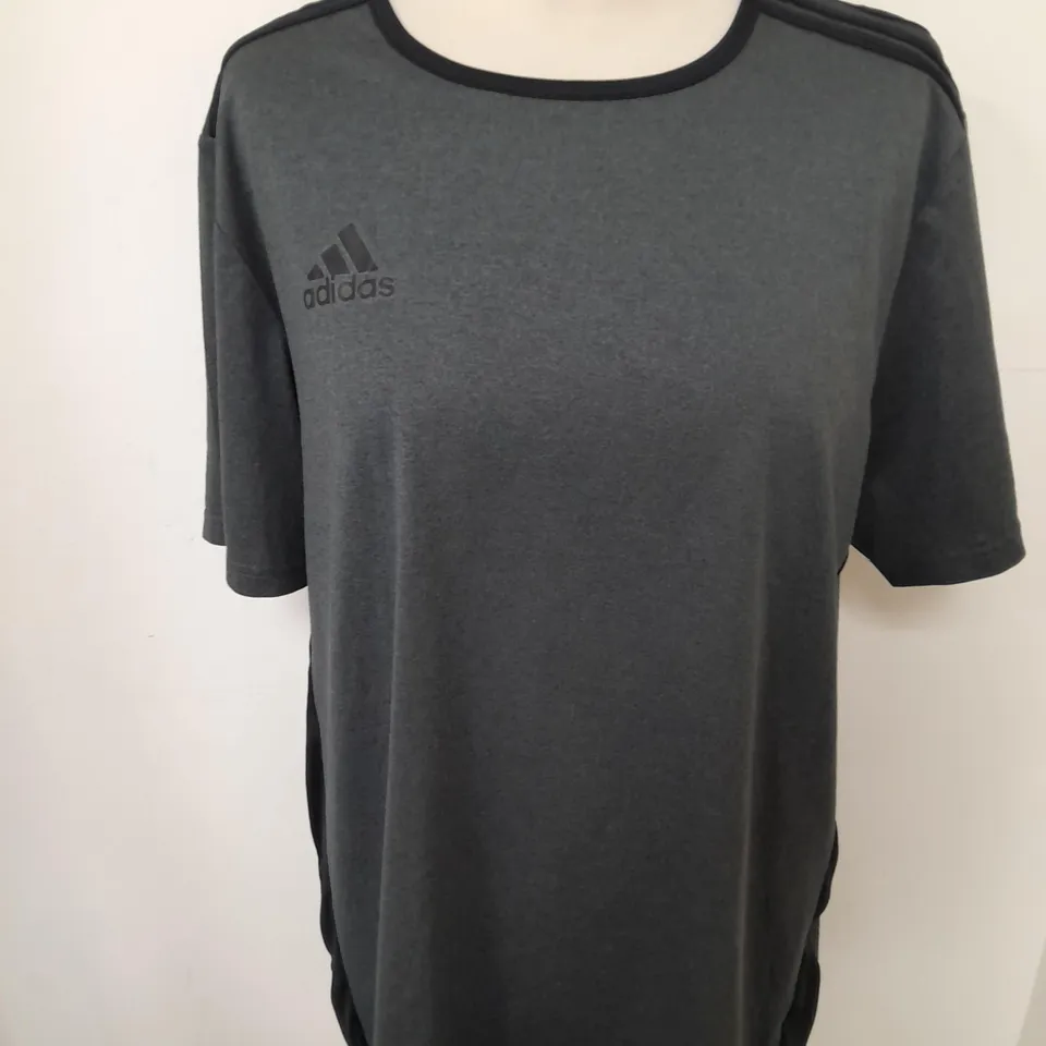 ADIDAS GREY T-SHIRT - L