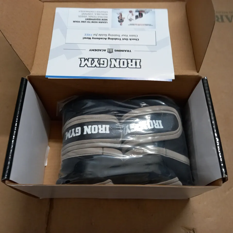 BOXED AS NEW IRON GYM WRIST/ANKLE WEIGHTS - 2 X 1 KG