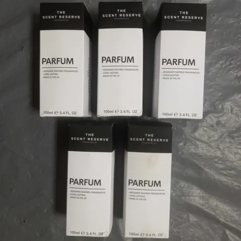 BOX OF APPROX 5 ASSORTED BOXED THE SCENT RESERVE FRAGRANCES