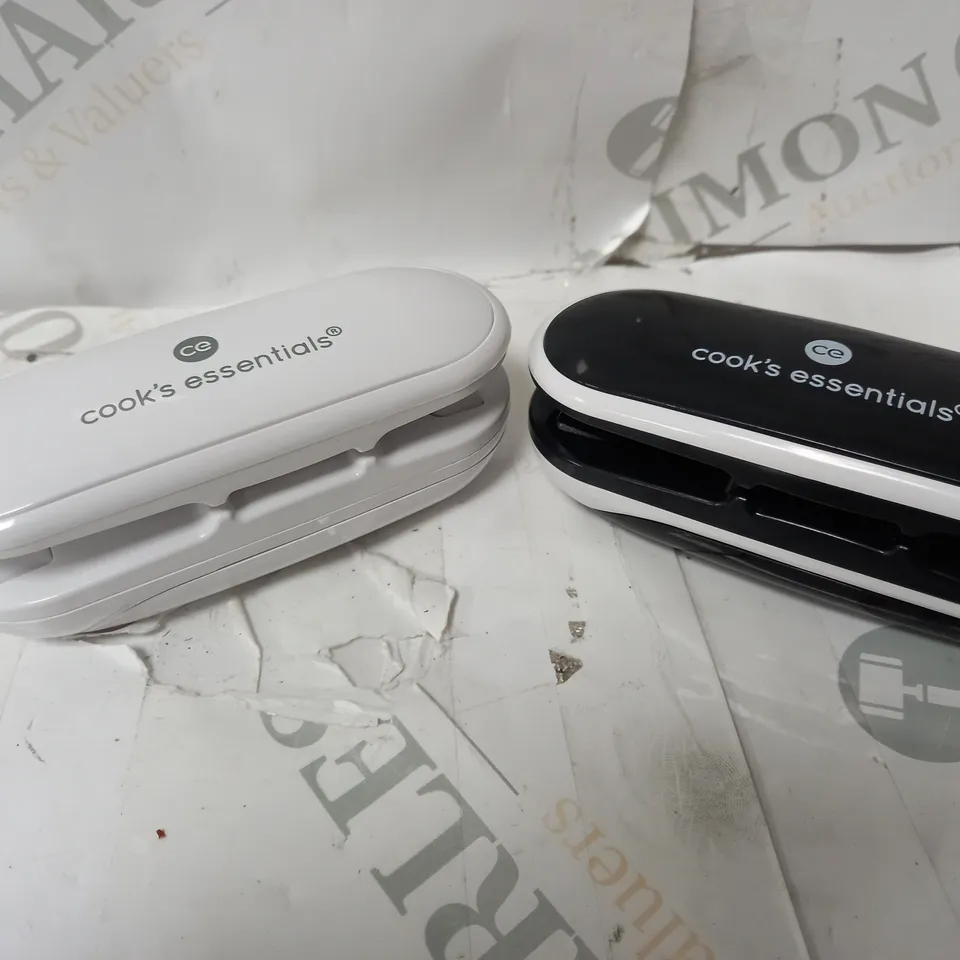 COOK'S ESSENTIALS SET OF 2 FOOD SEALER & CUTTER